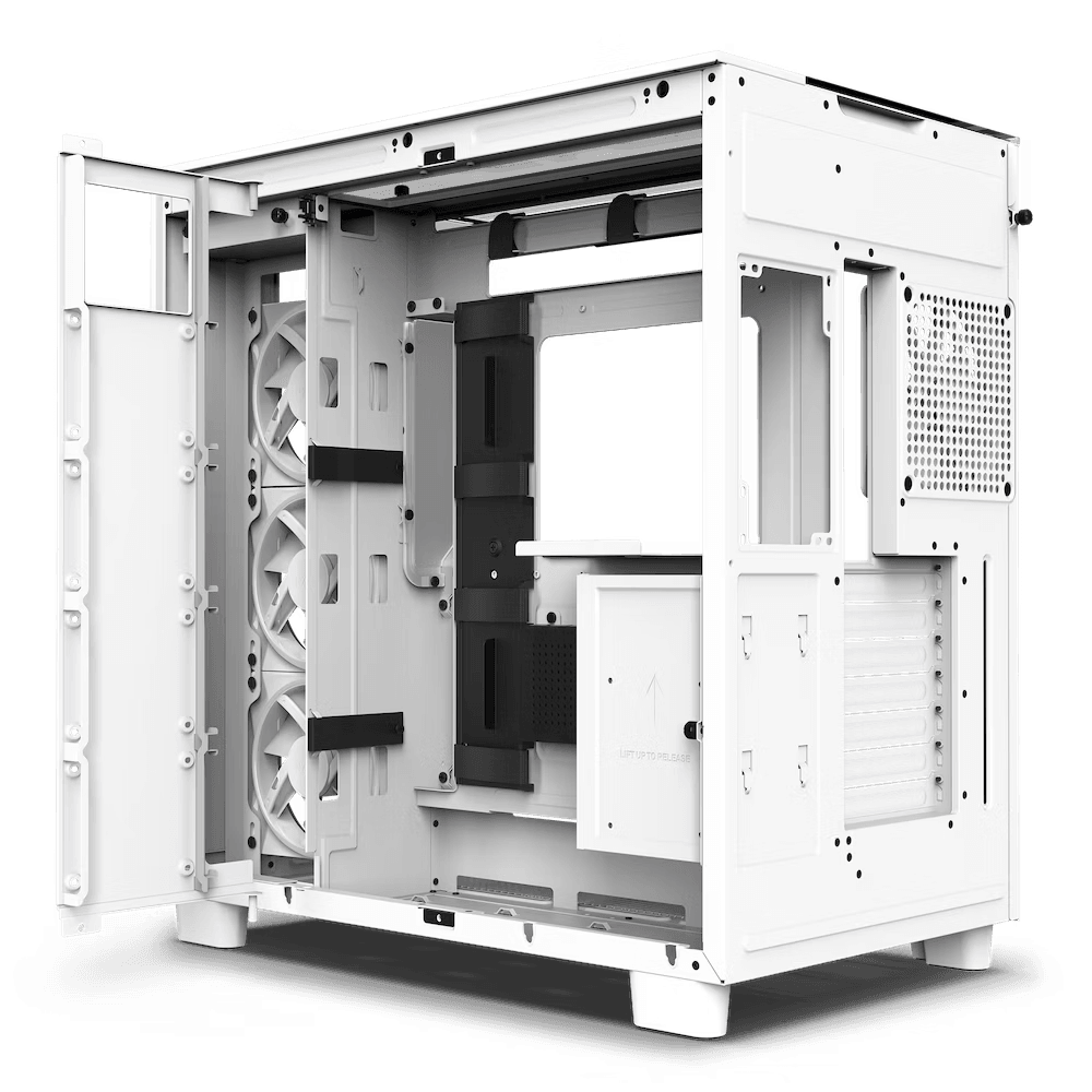 Gabinete NZXT H9 Elite ATX Mid Tower Blanco