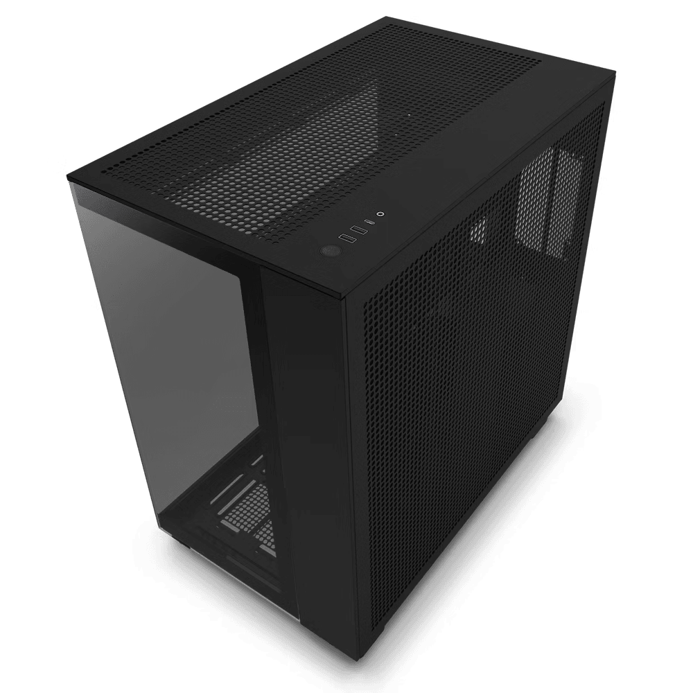 Gabinete NZXT H9 Flow ATX Mid Tower Negro