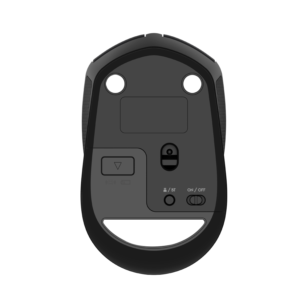 Mouse Fantech W190 Black Dual Mode Bluetooth 1600 DPI