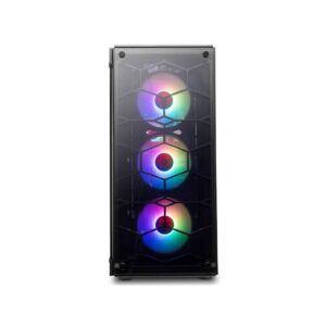 Gabinete Redragon Wheeljack Black RGB fan GC-606B RGB