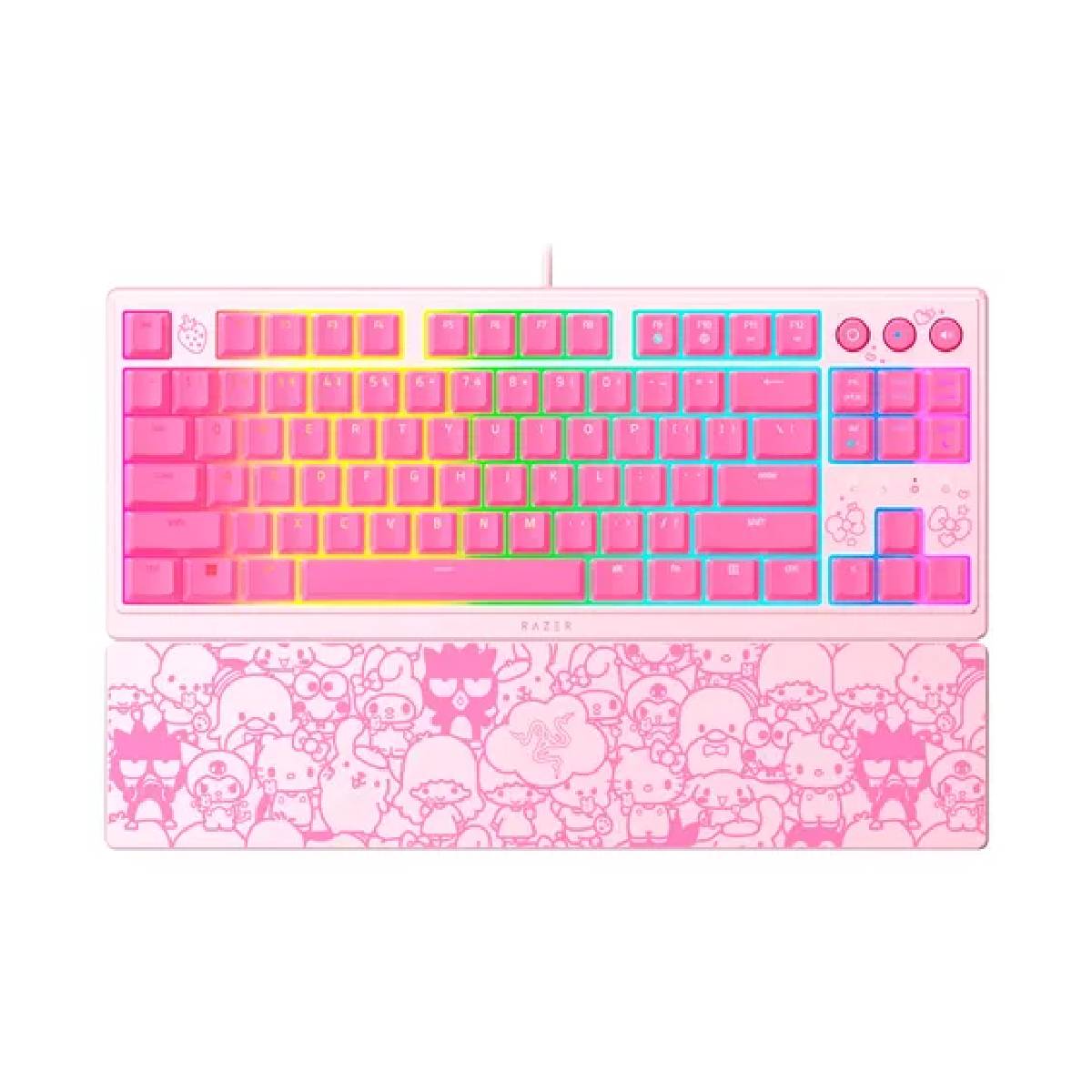 Teclado Gamer Razer ORNATA V3 TKL HELLO KITTY AND FRIEND