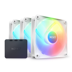 Pack 3 Fans NZXT F120RGB Core Blanco Controlador incluido