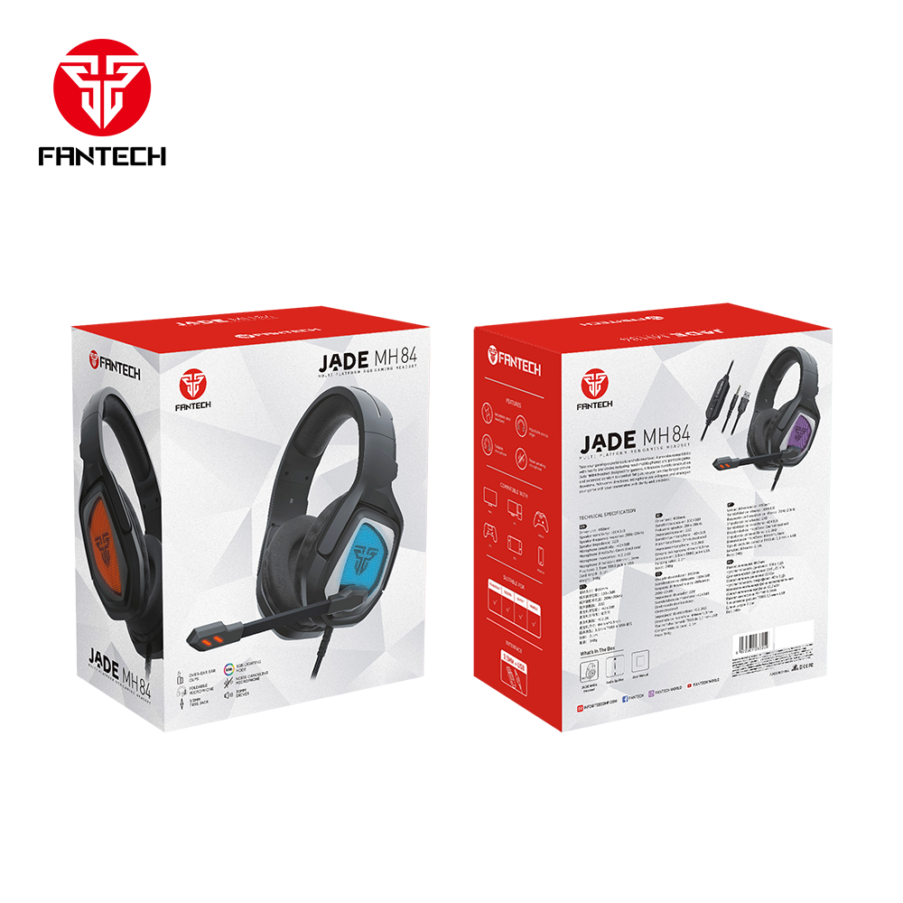 Audifonos Gamer Fantech Jade MH84 Jack 3.5mm USB