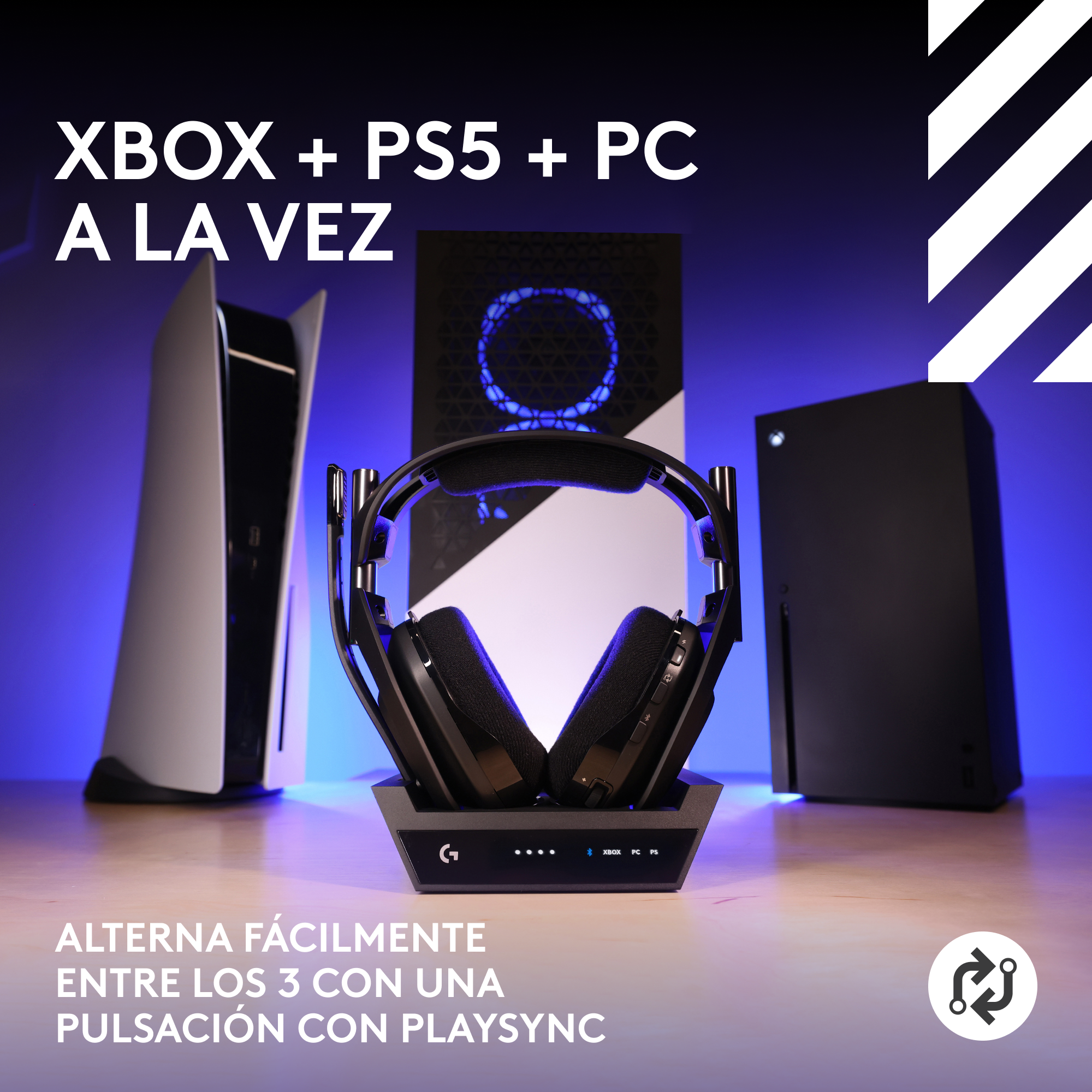 Audifonos Gamer Logitech Astro A50 X Inalambricos Negro