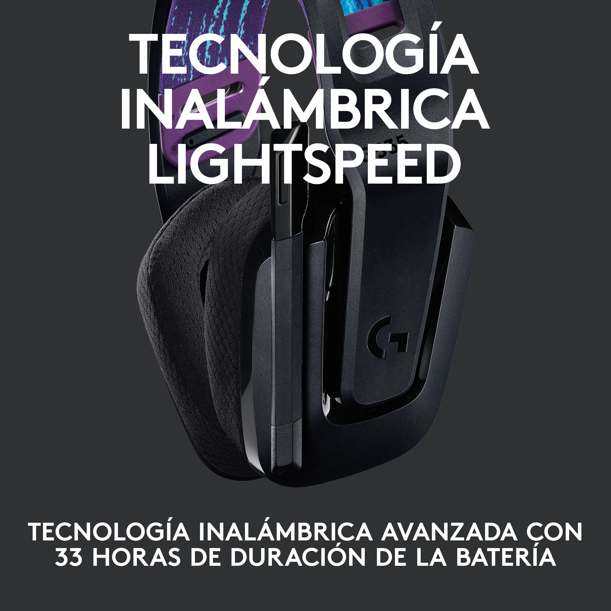Audifonos Gamer Logitech G535 Inalambricos Negros