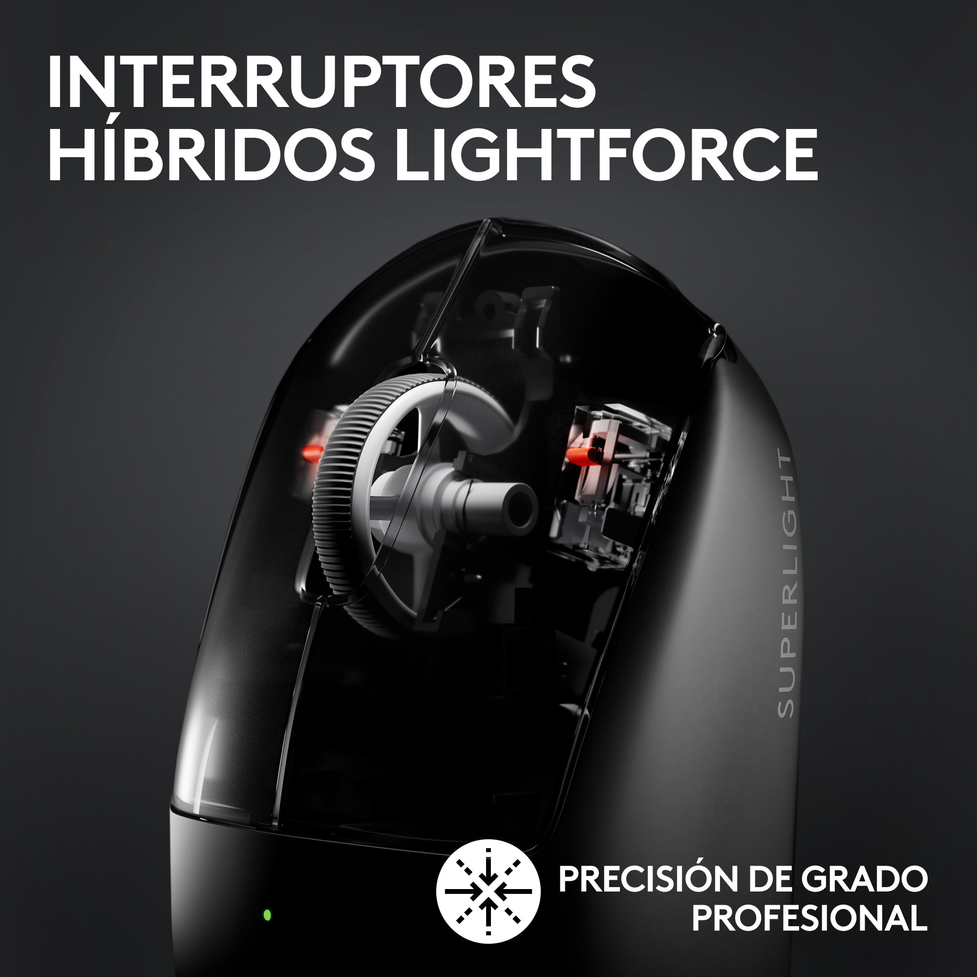 Mouse Gamer Logitech Pro X Superlight 2 Lightspeed Negro
