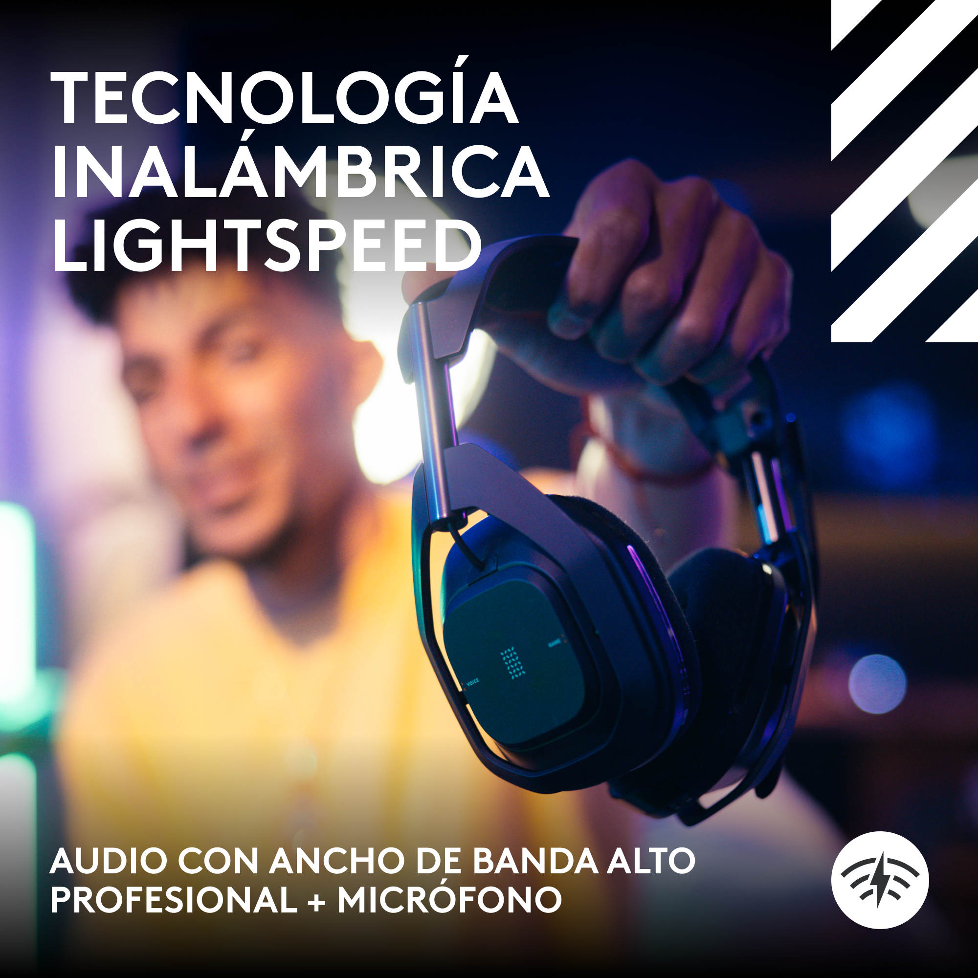 Audifonos Gamer Logitech Astro A50 X Inalambricos Negro