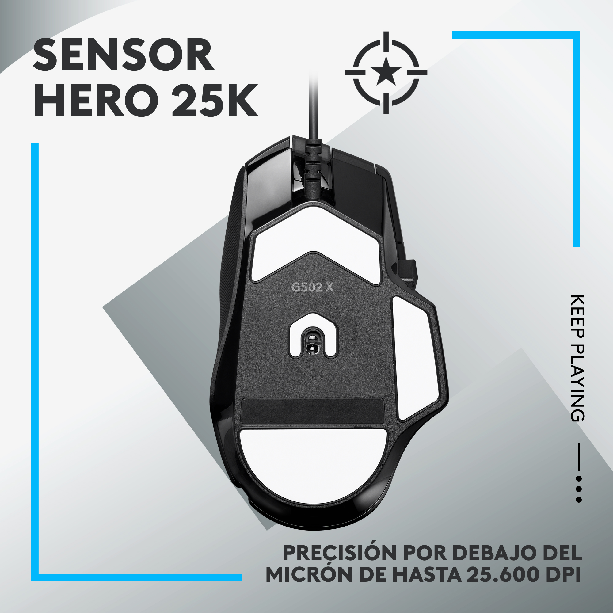 Mouse Gamer Logitech G502 X Black 25600 DPI