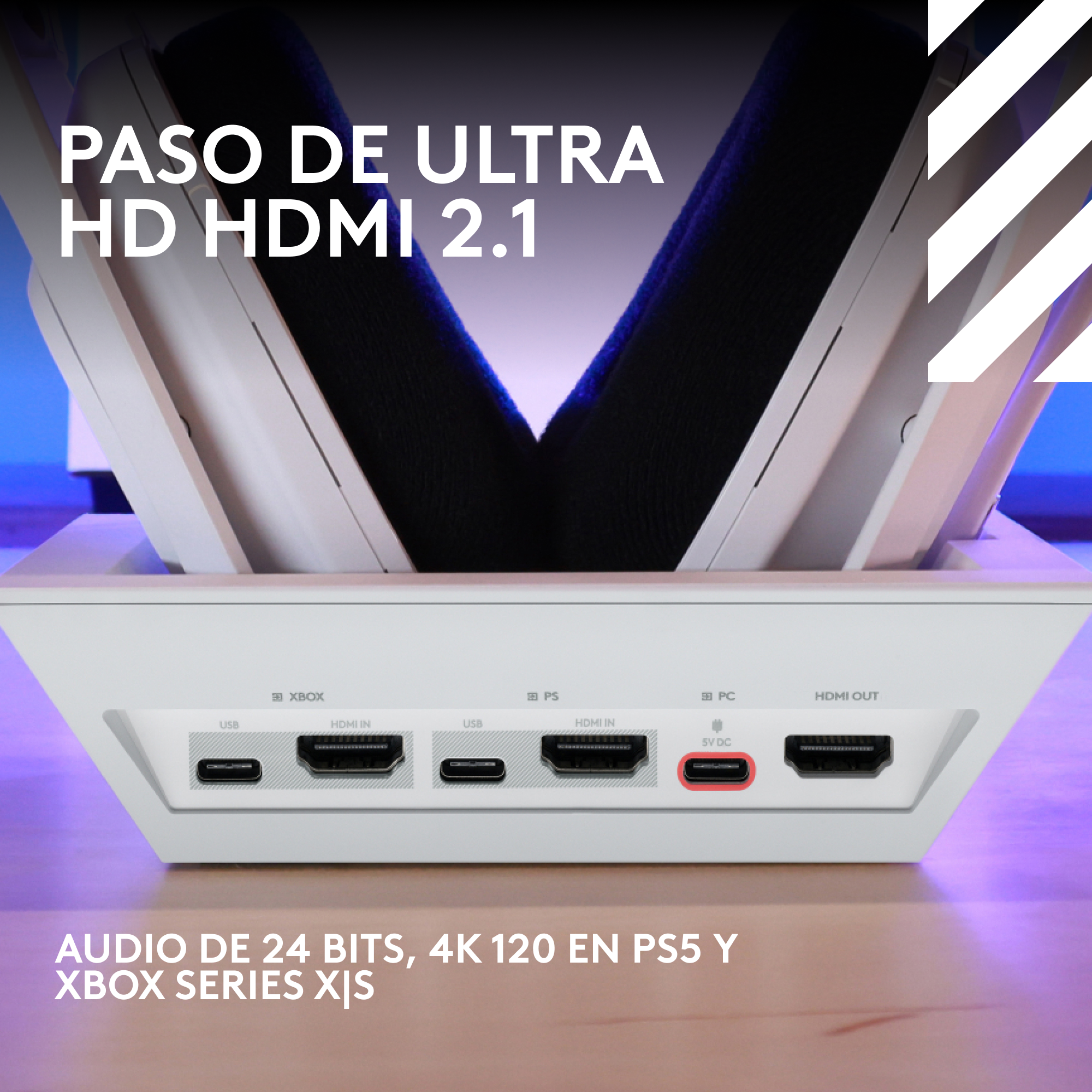 Audifonos Gamer Logitech Astro A50 X Inalambricos Blanco