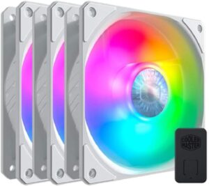 Pack 3 Ventiladores Cooler Master Sickleflow White Edition