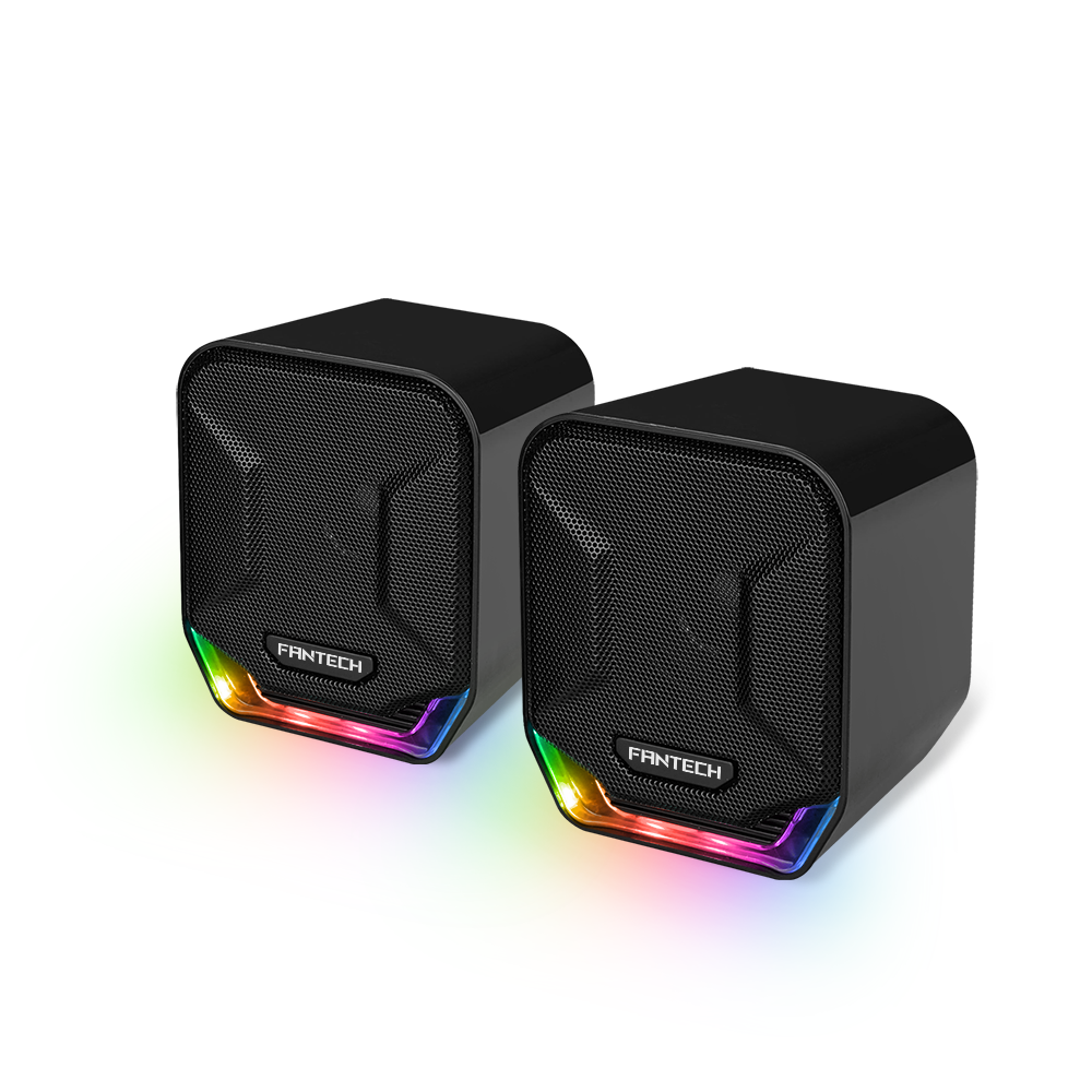 Parlante Gamer Fantech GS202 Sonar RGB Black Edition