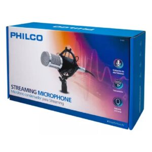 Microfono de Condensador Philco Studio Streaming 31451 Hi-Fi