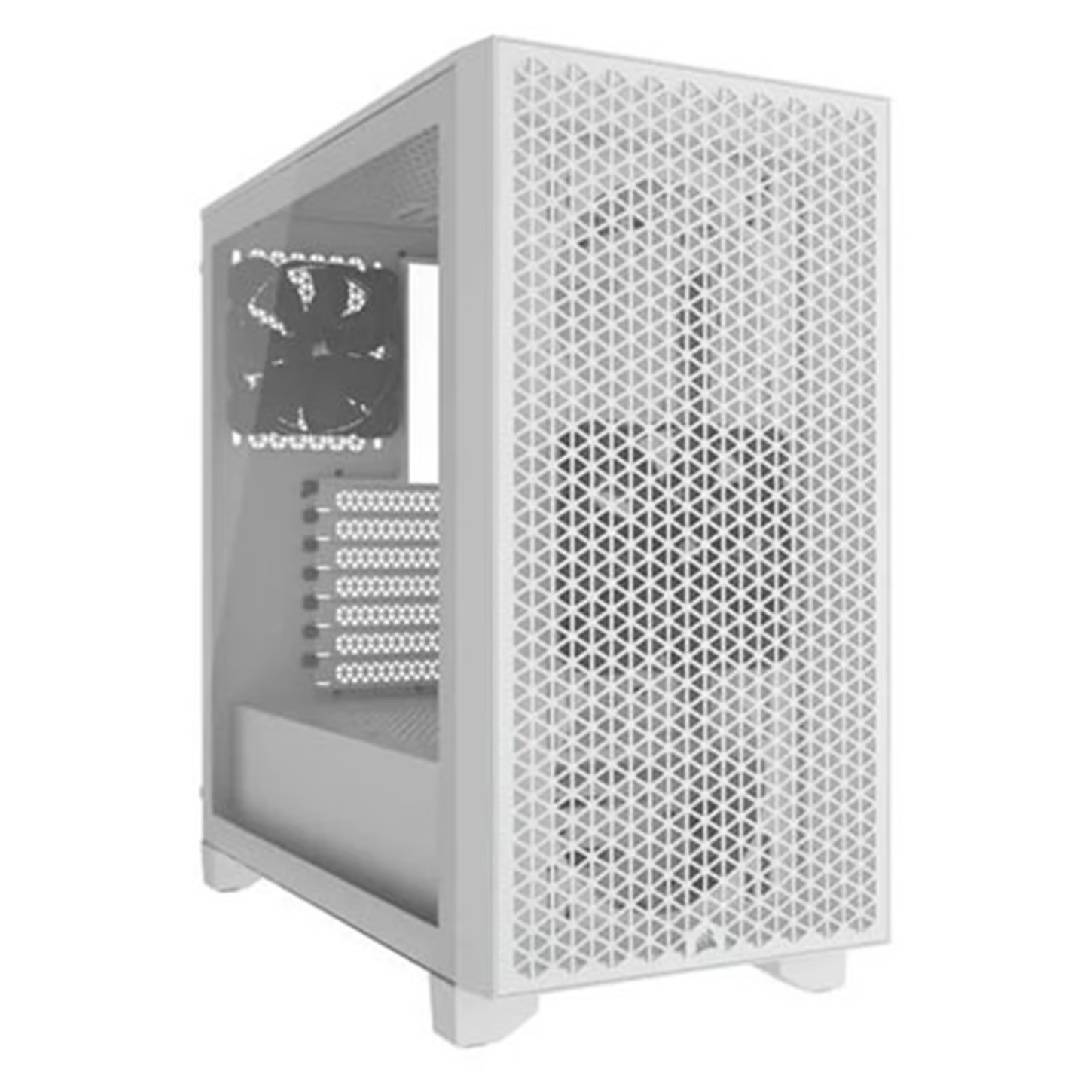 Gabinete Corsair 3000D RGB AirFlow Vidrio Blanco