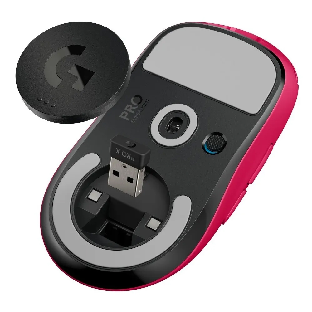 OPEN BOX  Mouse gamer Logitech Pro X Superlight Magenta Hero 25k U