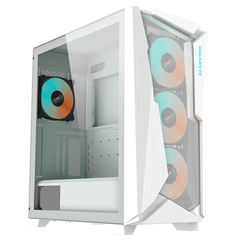 OPEN BOX Gabinete Gigabyte Aorus C301 Glass - White