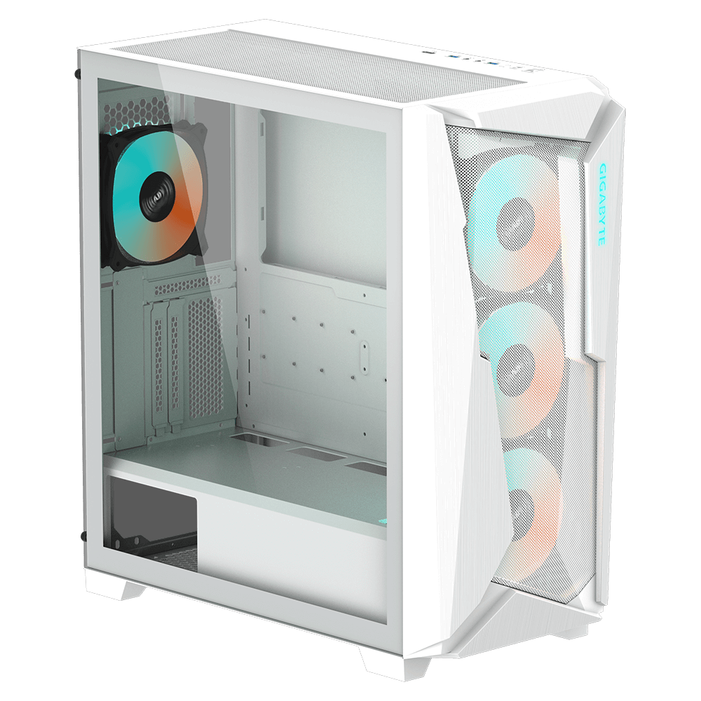 OPEN BOX Gabinete Gigabyte Aorus C301 Glass - White