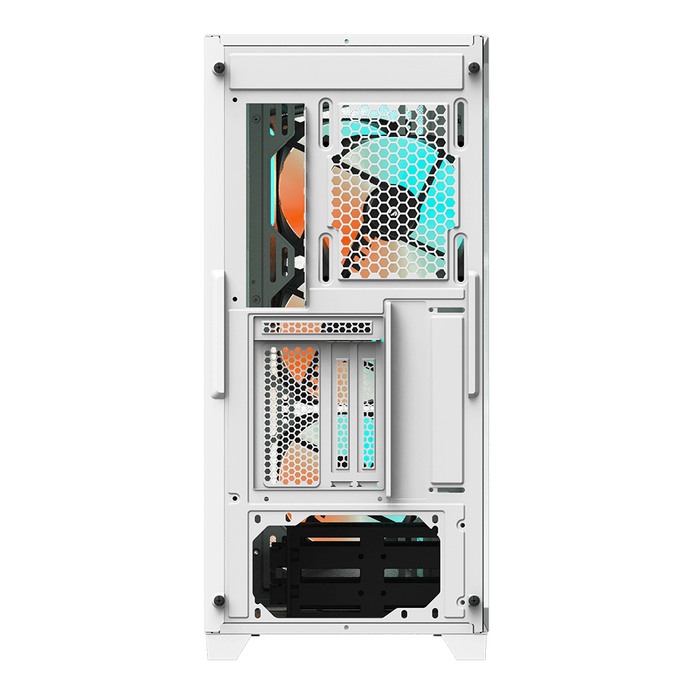 OPEN BOX Gabinete Gigabyte Aorus C301 Glass - White