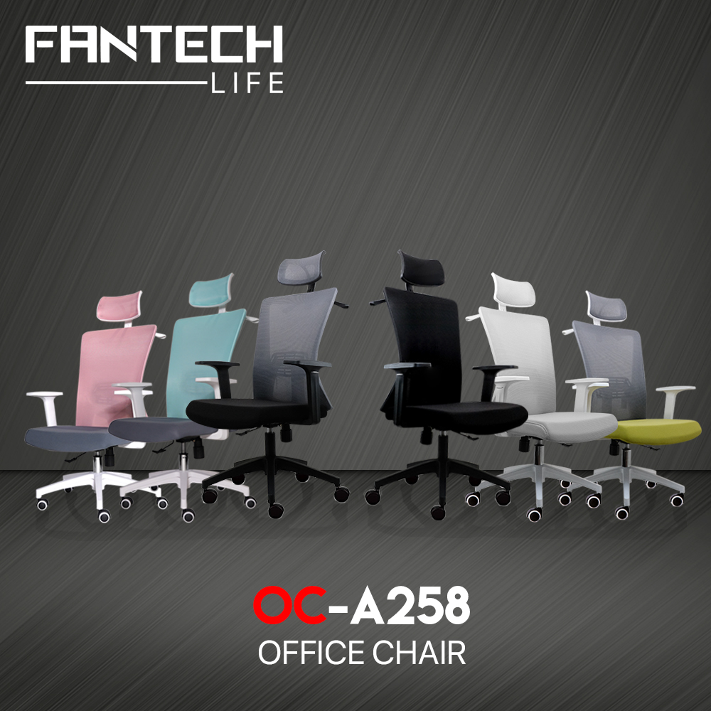 Silla de Oficina Fantech OCA258 Gris
