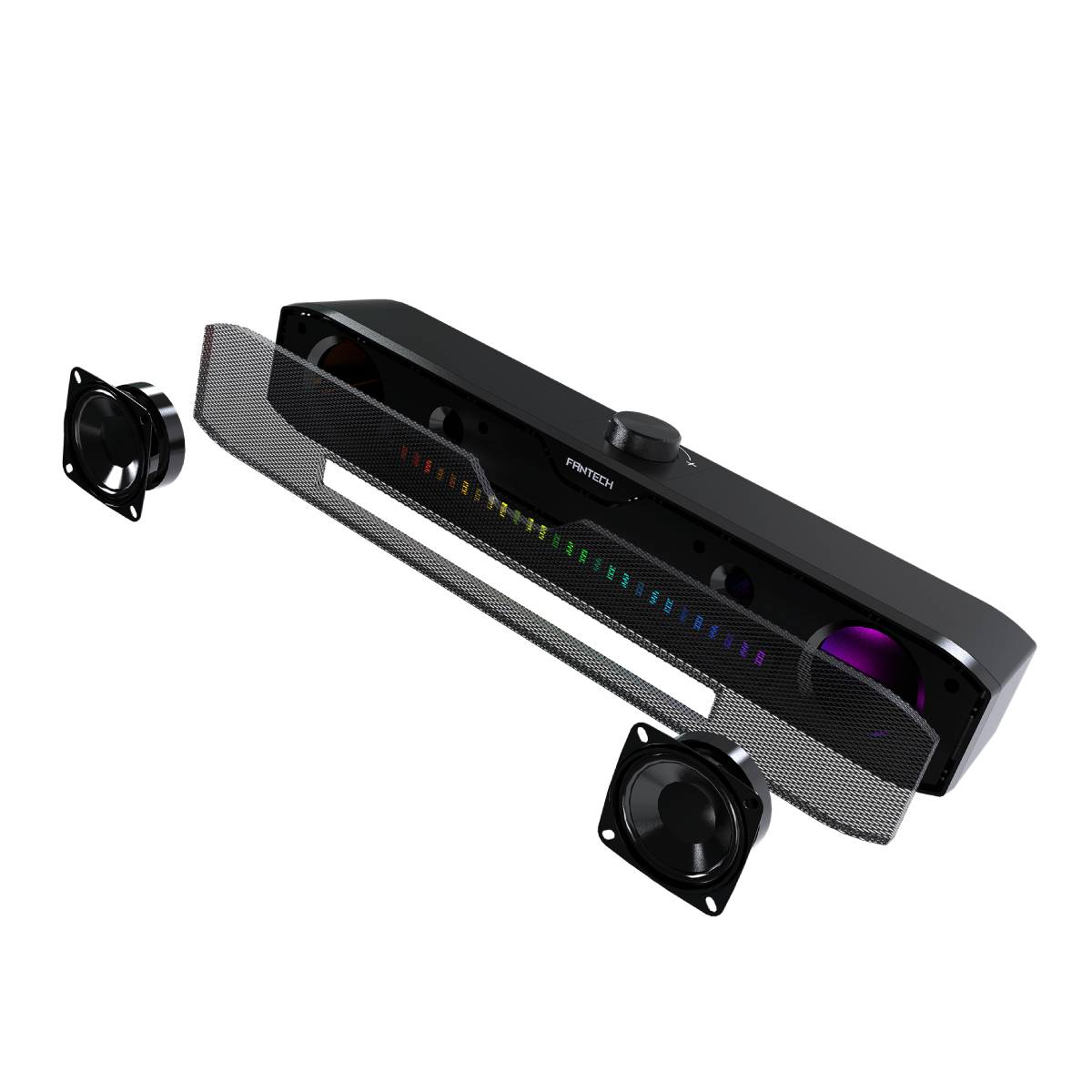 Parlante de Barra Fantech Groove RGB Negro GS303