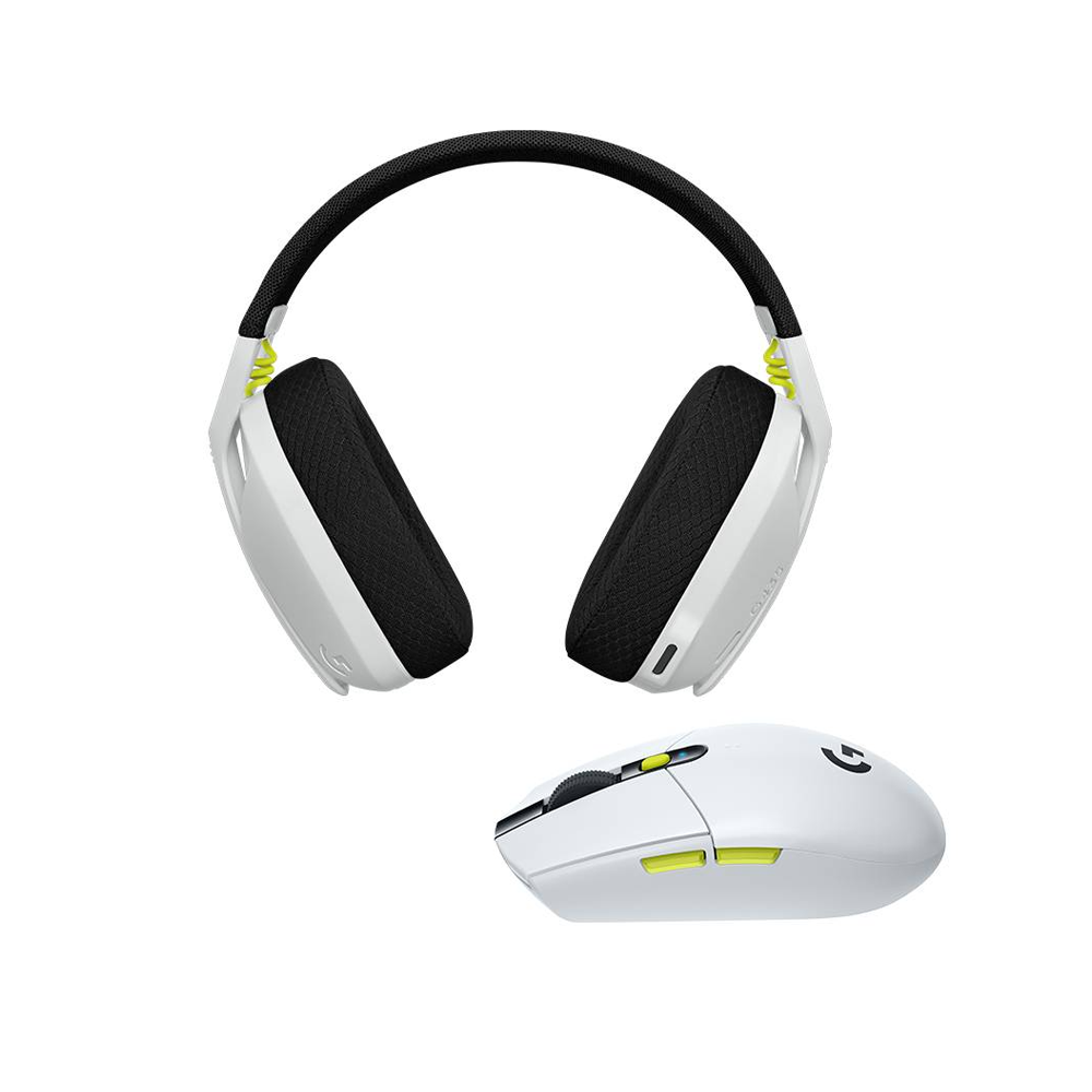 OPEN BOX Kit Gamer Logitech Audífono G435 + Mouse G305 Blanco