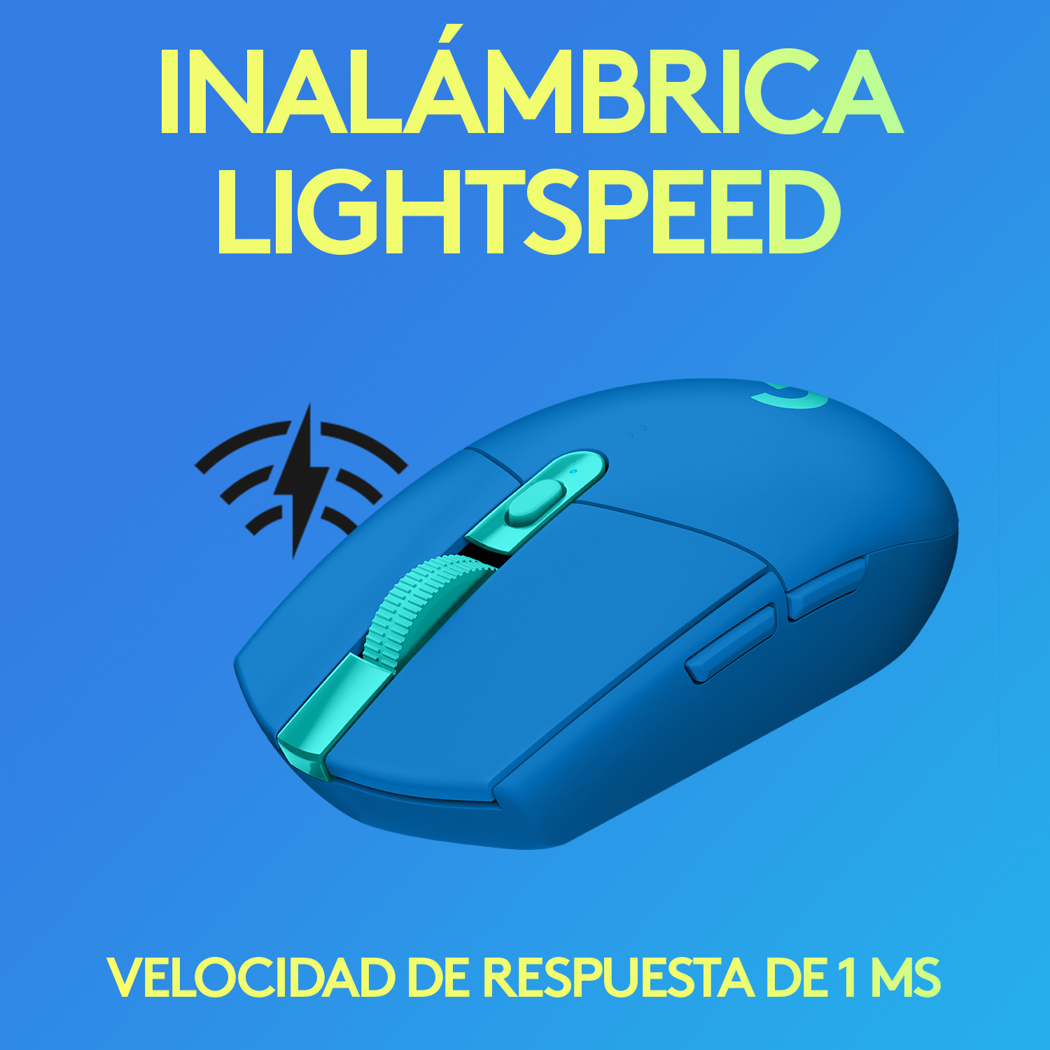 Mouse Gamer Logitech Inalambrico G305 Azul 12k dpi