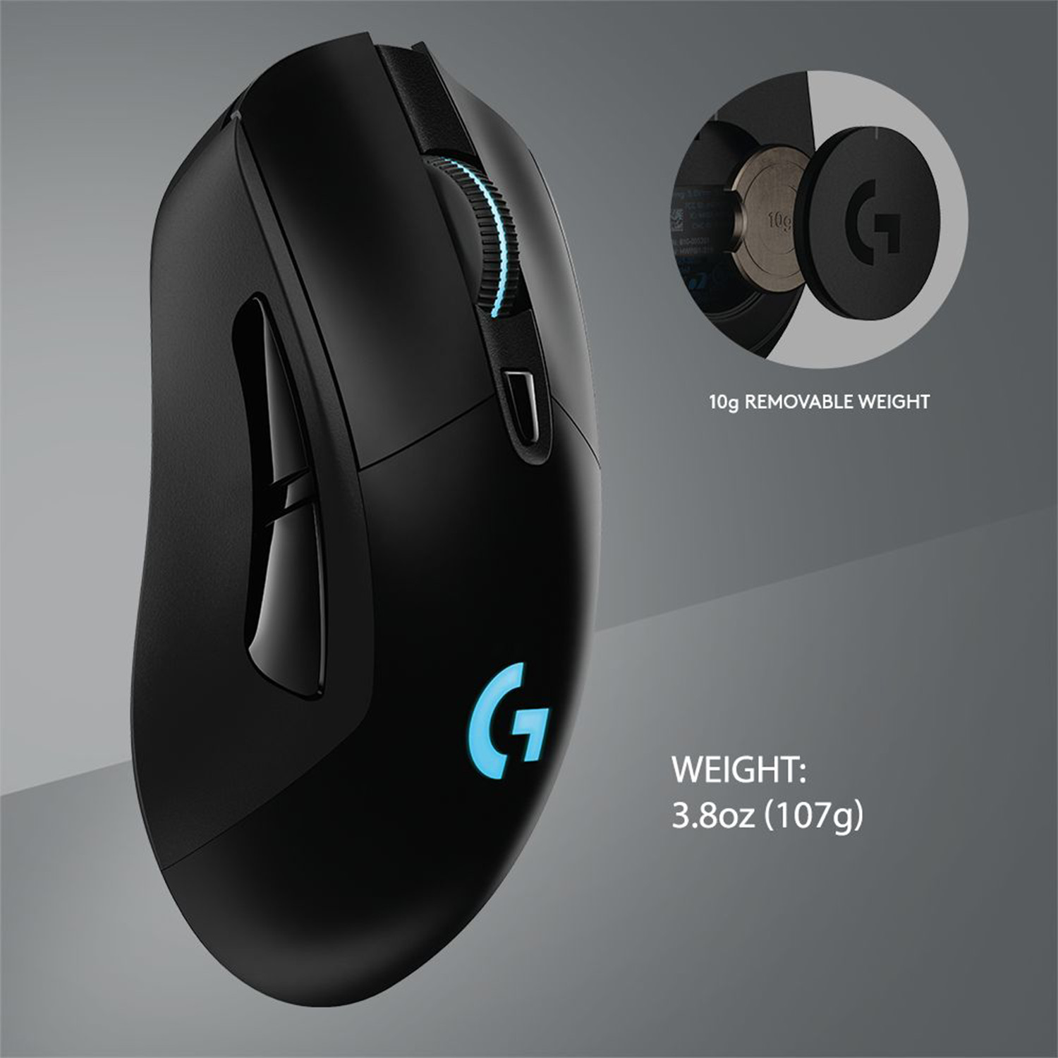 Mouse Gamer Logitech G703 Inalámbrico Hero 25k RGB