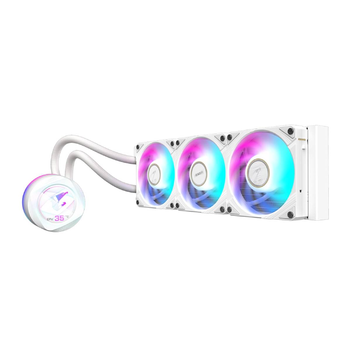 Cooler Gigabyte GP-AORUS WATERFORCE X II 360 ICE Blanco