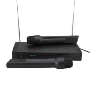 OPEN BOX Kit de Microfonos Inalambricos Philco WM570 VHF FM