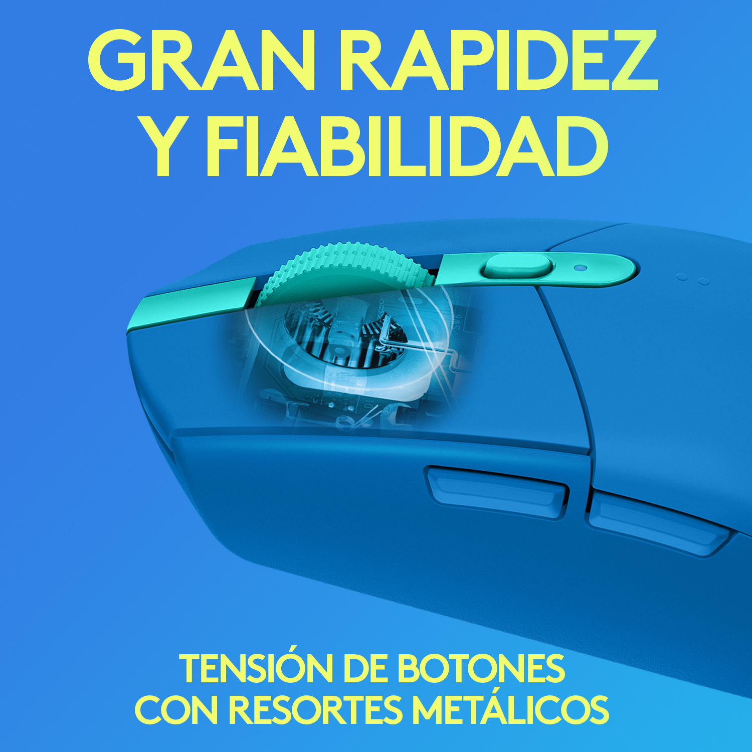 Mouse Gamer Logitech Inalambrico G305 Azul 12k dpi