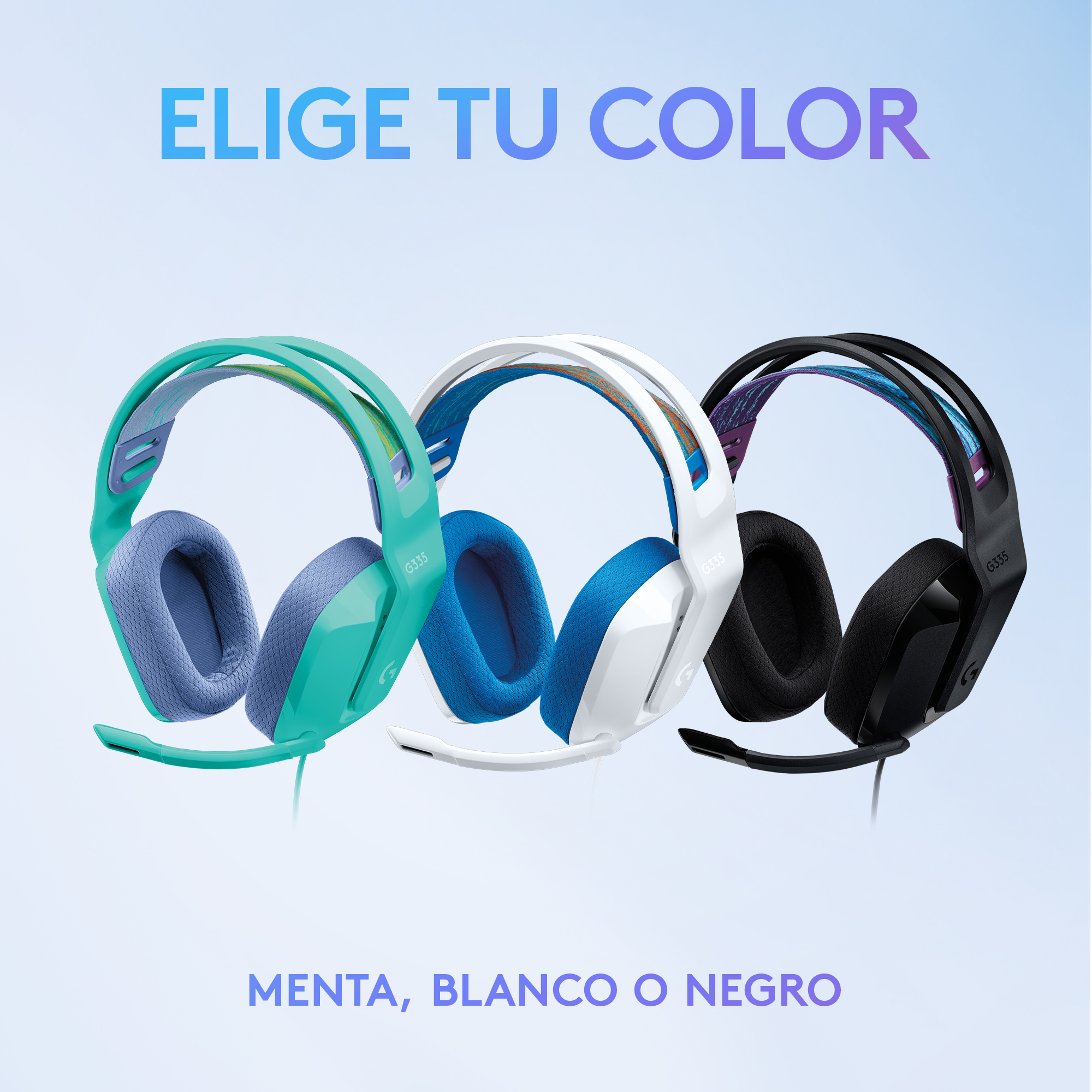 Audifonos Gamer Logitech G335 Blancos Jack 3.5mm