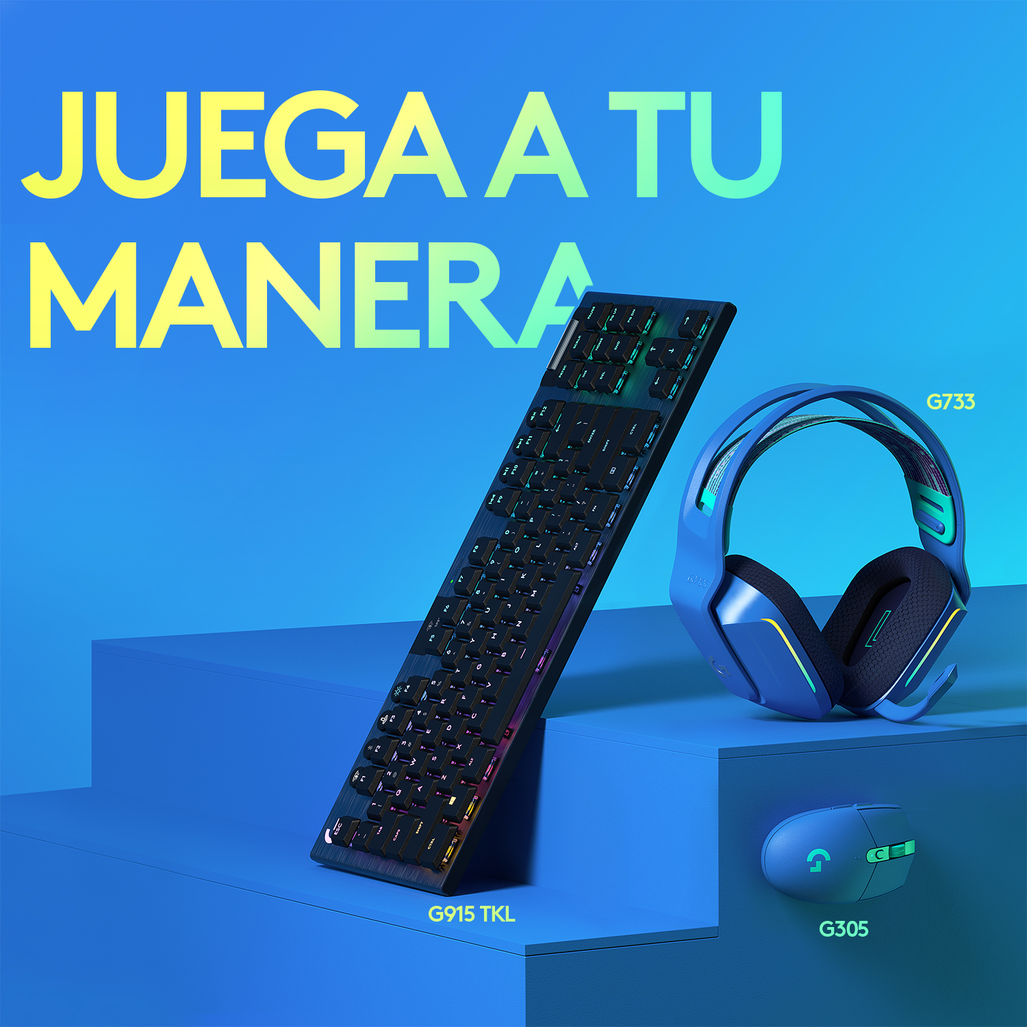 Mouse Gamer Logitech Inalambrico G305 Azul 12k dpi