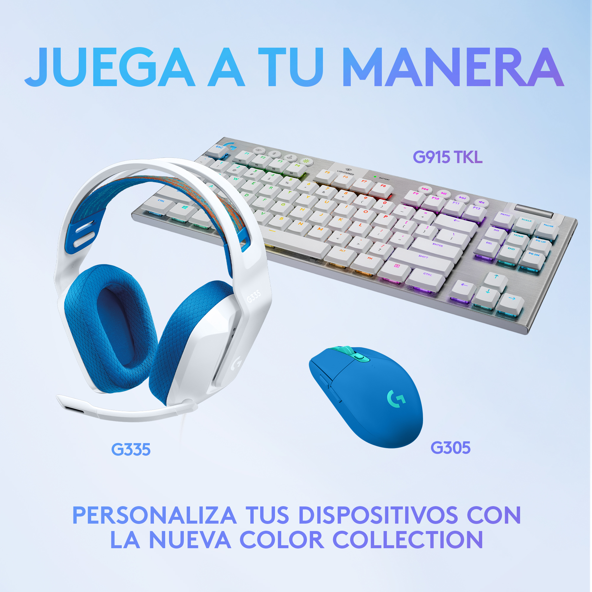 Audifonos Gamer Logitech G335 Blancos Jack 3.5mm