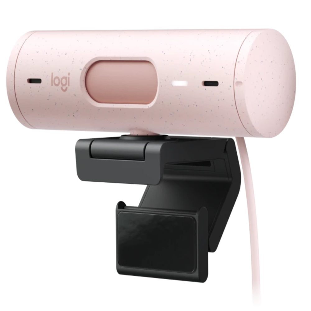 Camara Web Logitech Brio 500 Rose USB-C FullHD 30fps