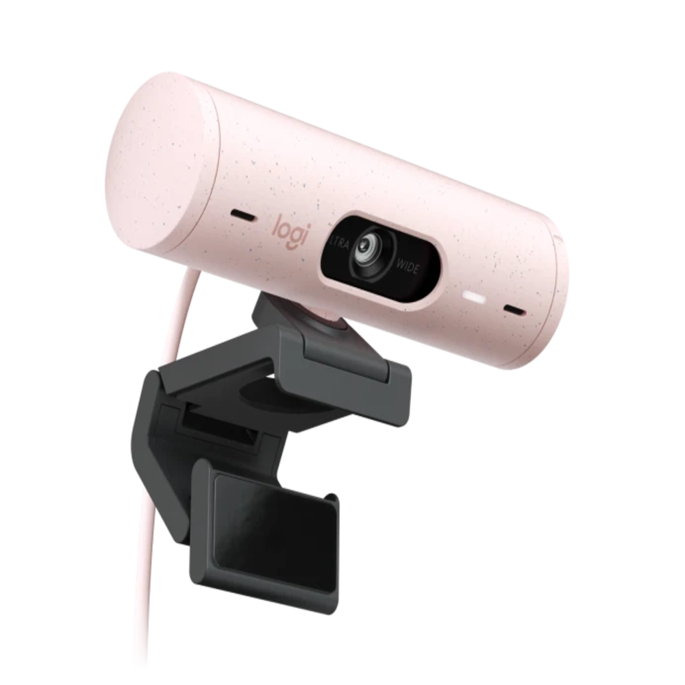Camara Web Logitech Brio 500 Rose USB-C FullHD 30fps