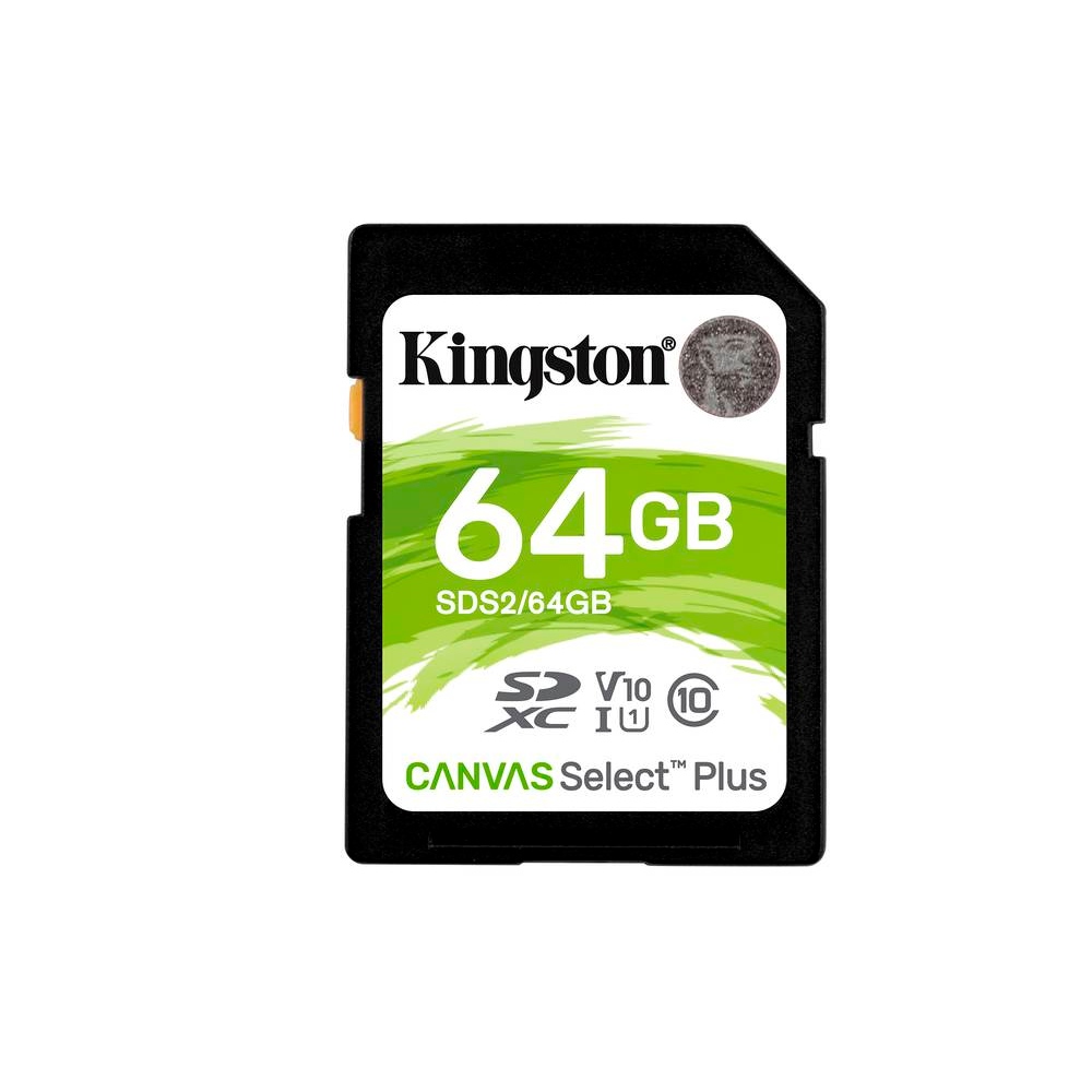 OPEN BOX Tarjeta de Memoria SD Kingston Canvas Select 64GB