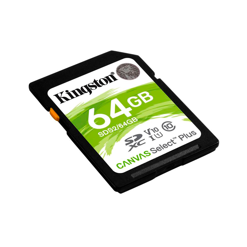 OPEN BOX Tarjeta de Memoria SD Kingston Canvas Select 64GB