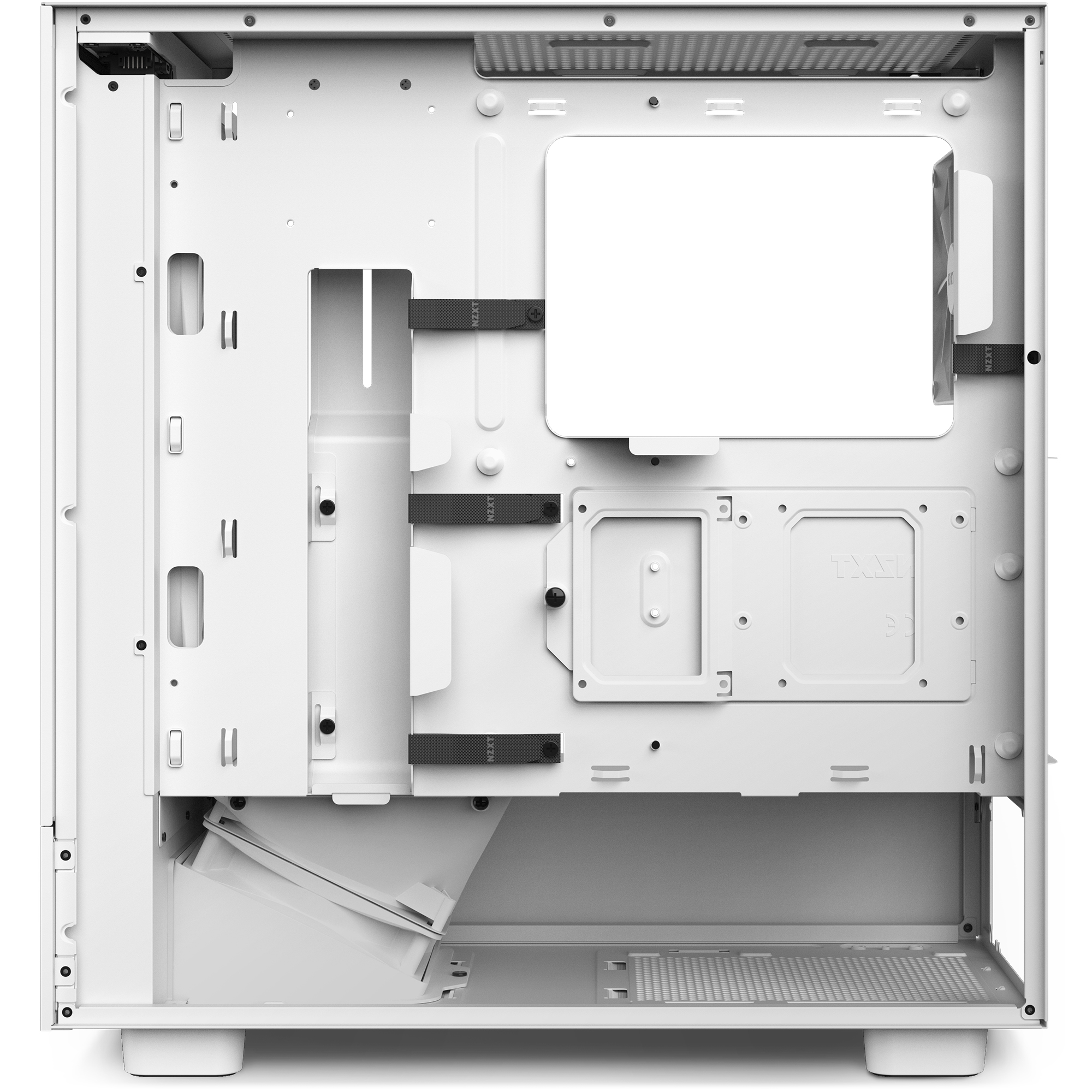 OPEN BOX Gabinete NZXT H5 Flow RGB ATX Mid Tower Blanco