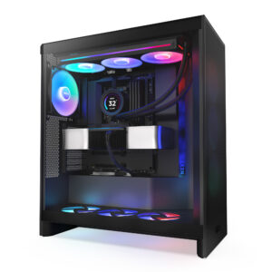 OPEN BOX Gabinete NZXT H7 Flow RGB (2024) Mid-Tower Case Negro
