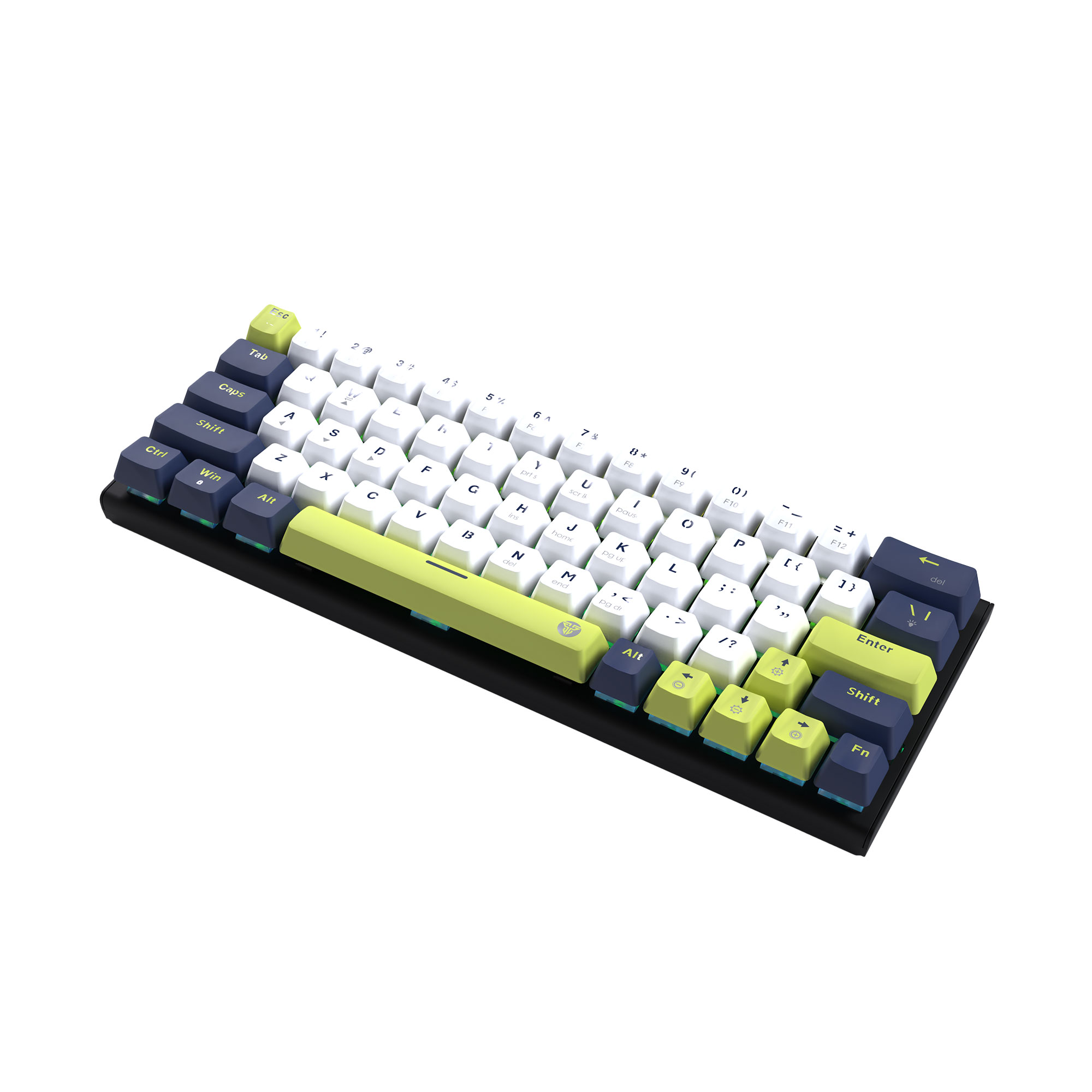 Teclado Fantech MK874V2 ATOM63 MORI White (Switch Red)