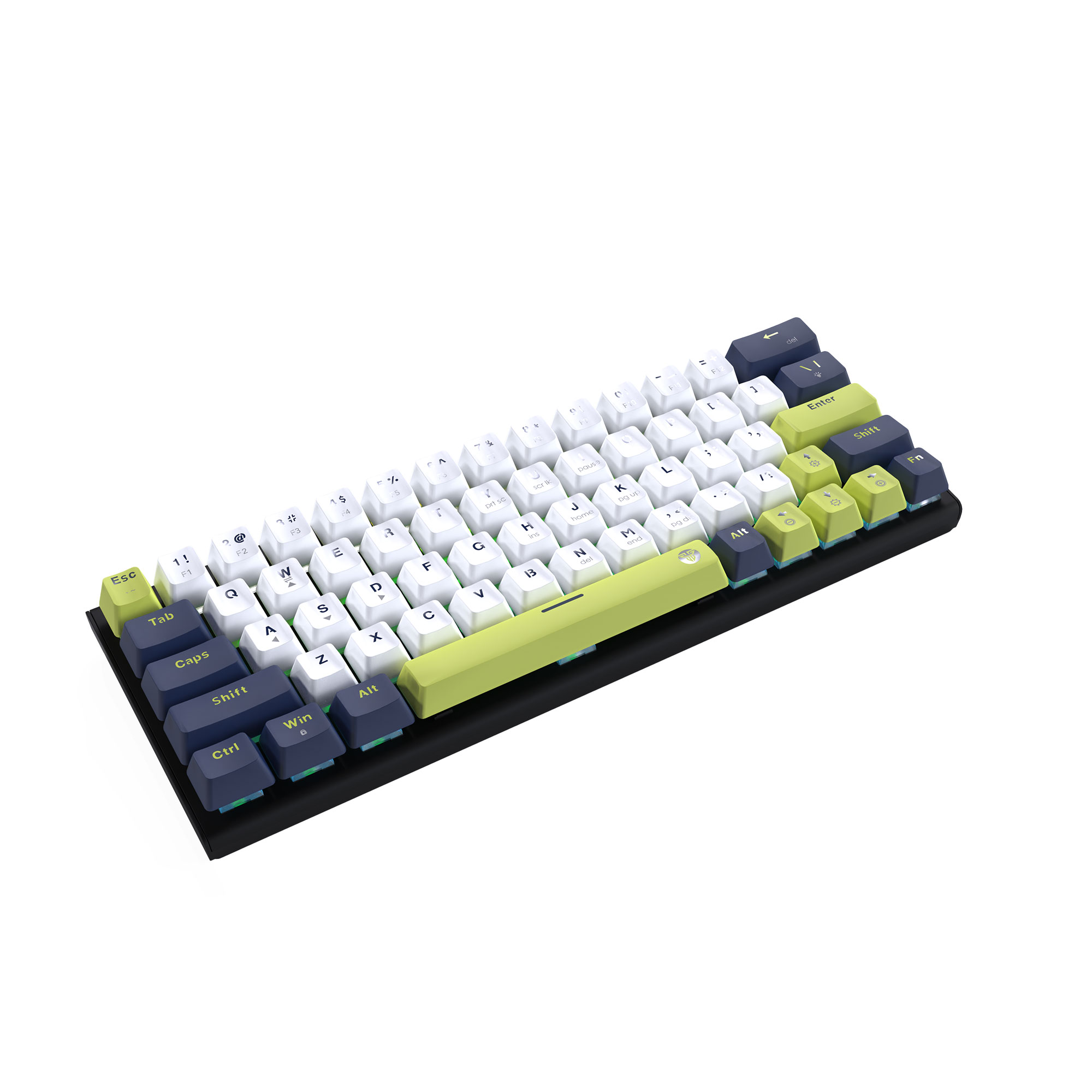 Teclado Fantech MK874V2 ATOM63 MORI White (Switch Red)