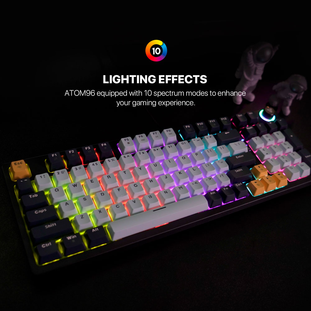 Teclado Fantech MK890V2 ATOM96 MIZU Navy (Switch Red)
