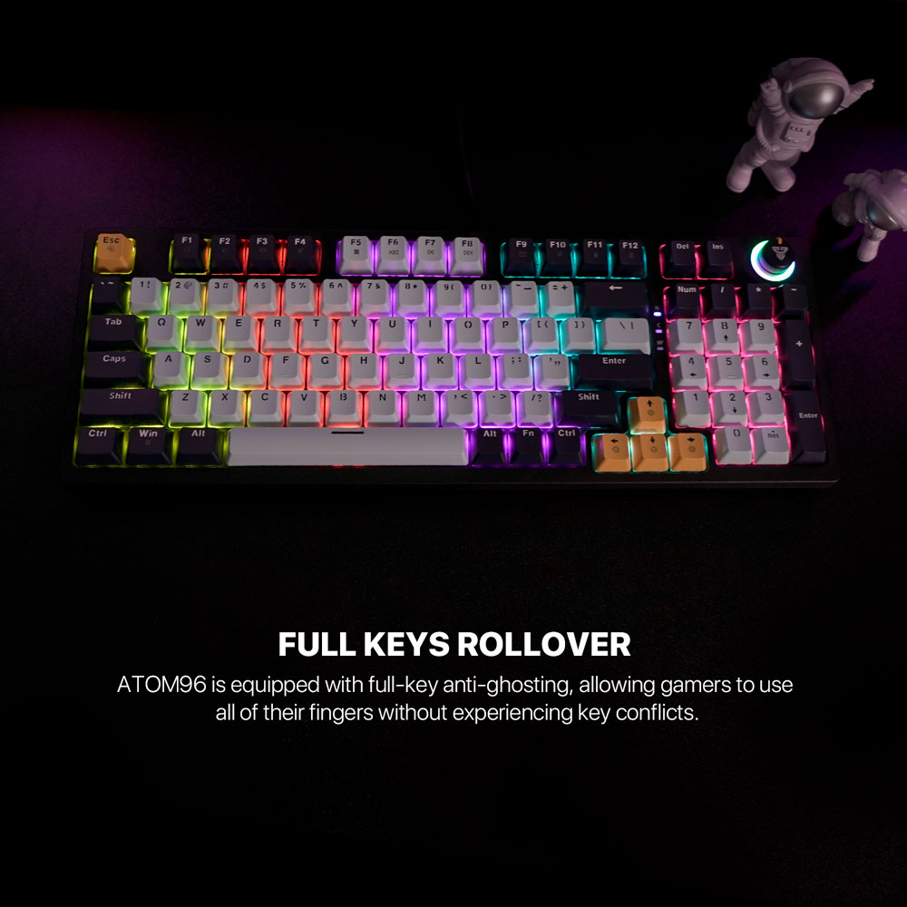 Teclado Fantech MK890V2 ATOM96 MIZU Navy (Switch Red)