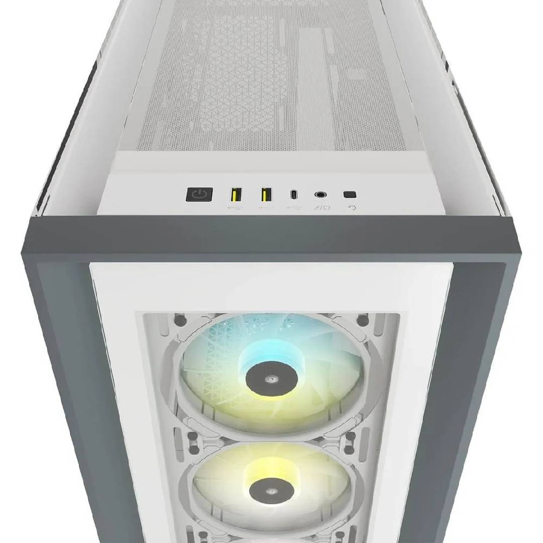 Gabinete Corsair iCUE 5000X RGB Blanco