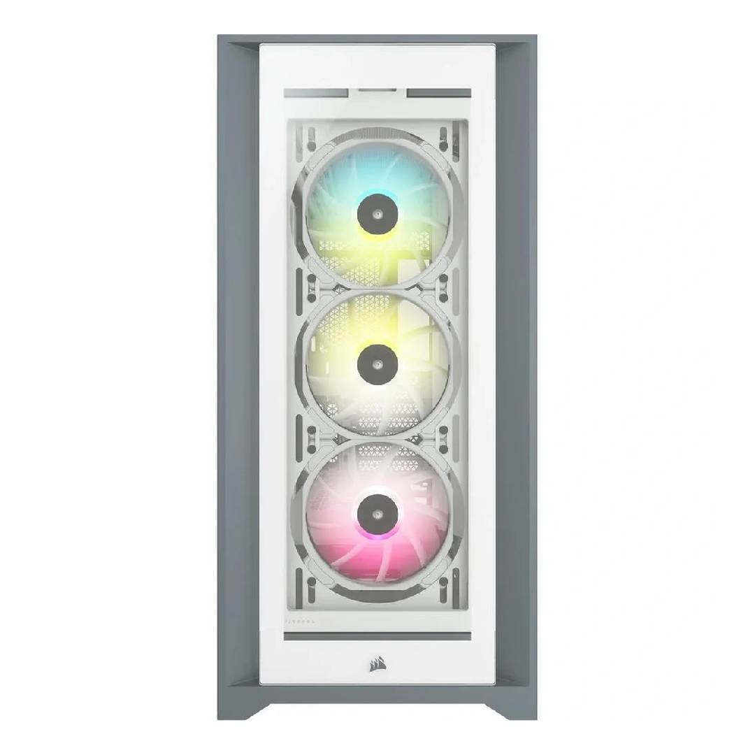 Gabinete Corsair iCUE 5000X RGB Blanco
