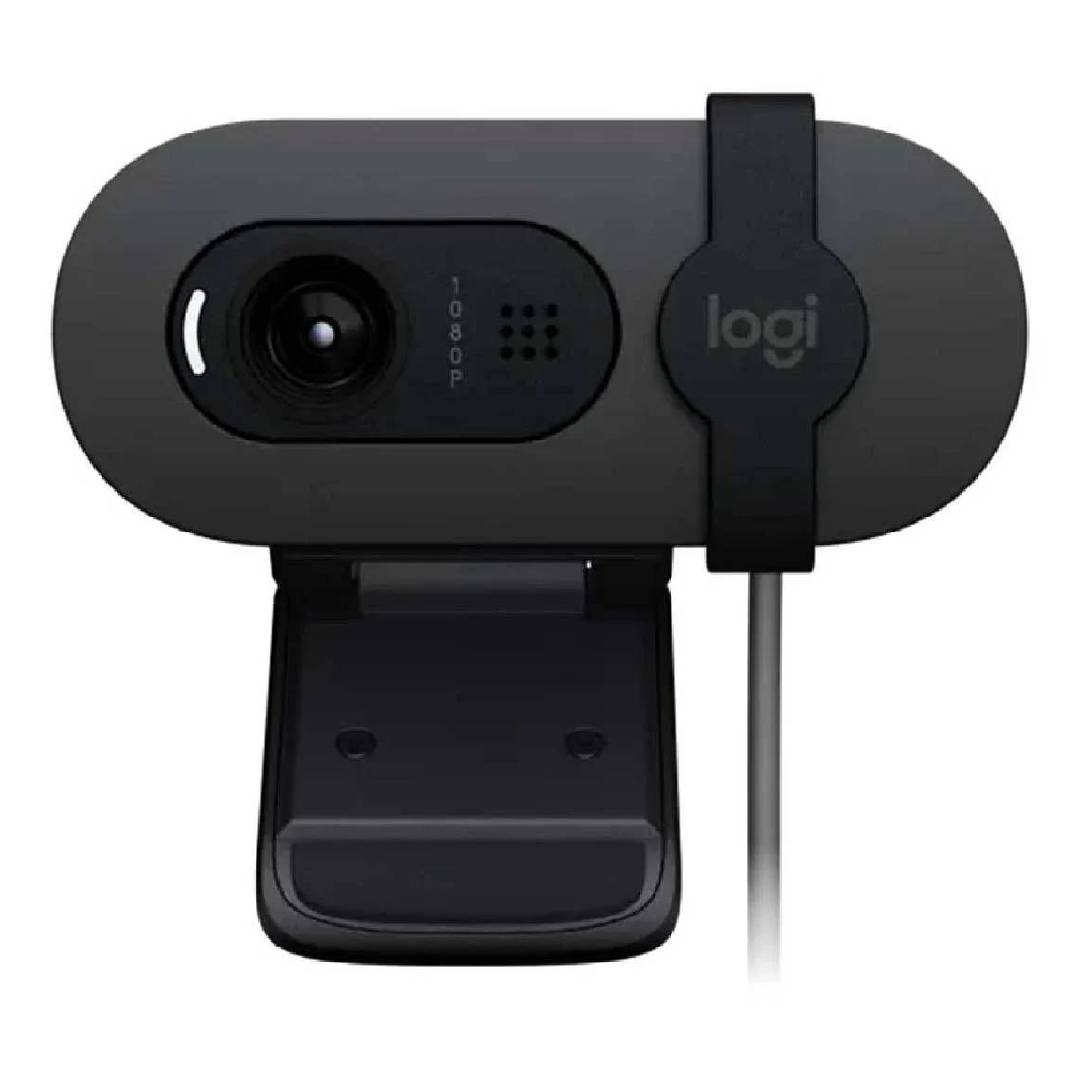 Camara Web Logitech Brio 100 Grafito 2MP 720p
