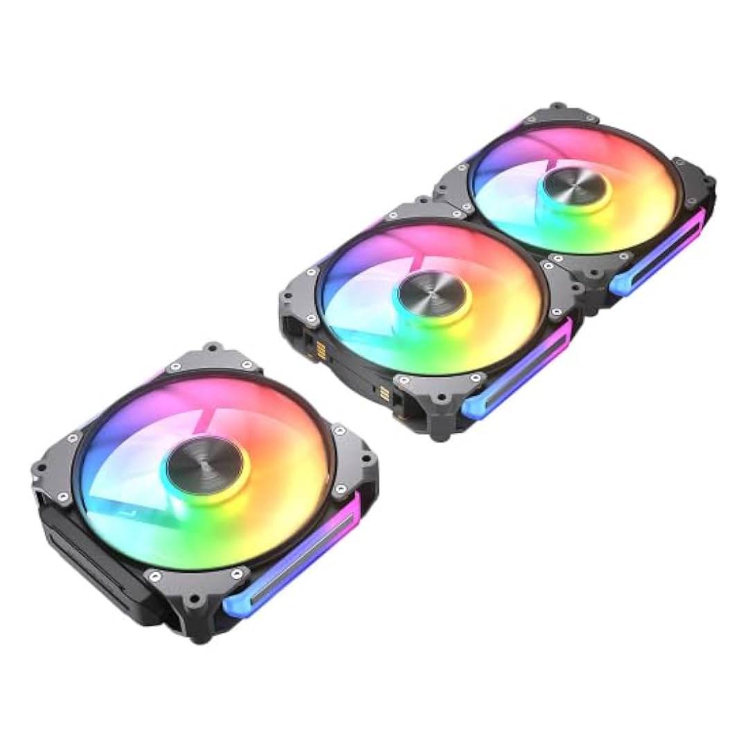 OPEN BOX Pack de 3 Fan Cougar Apolar 120 ARGB Negro