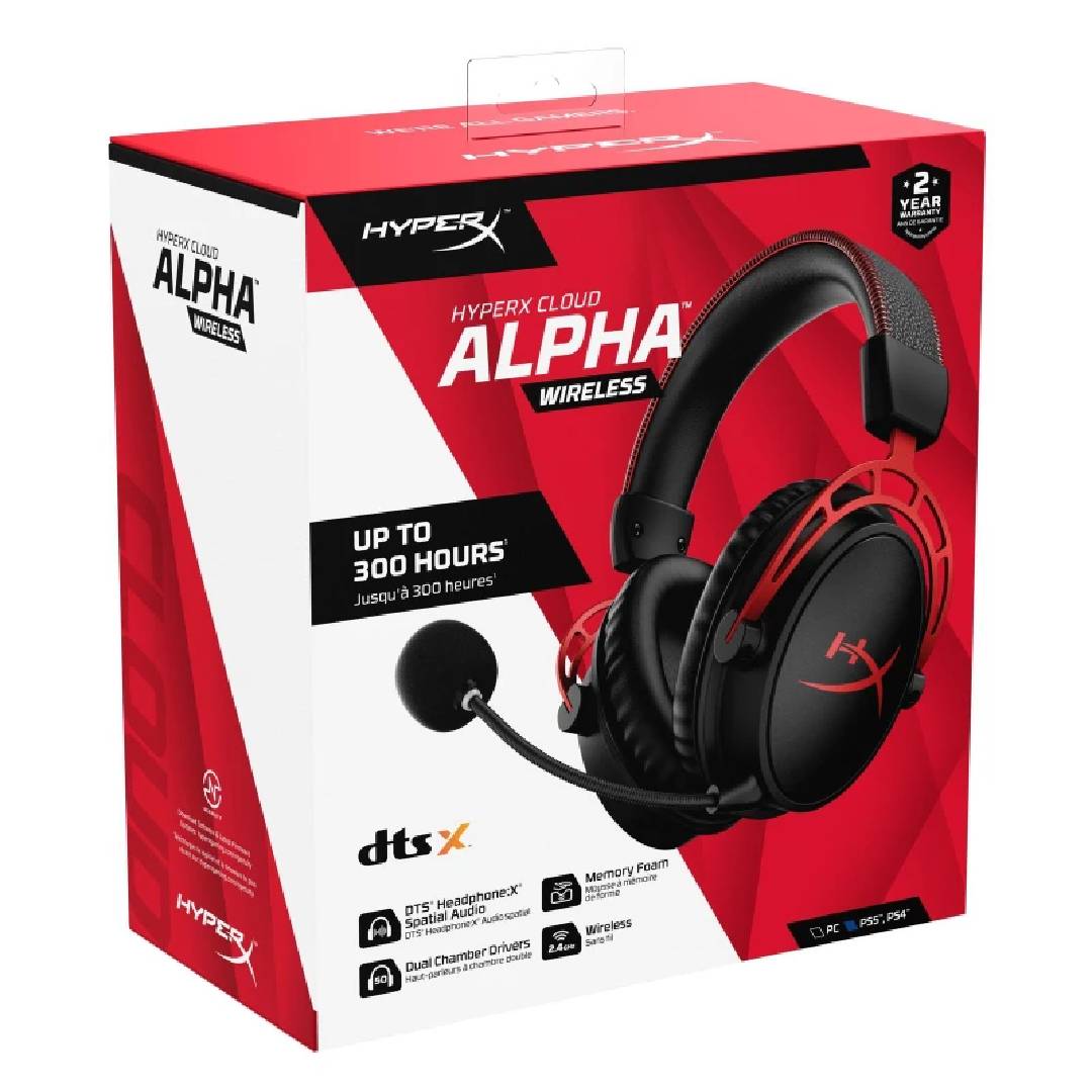 Audifonos Gamer HyperX Cloud Alpha Wireless