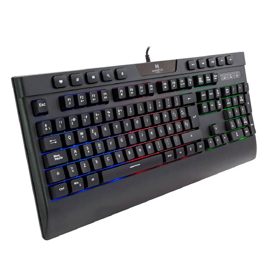 OPEN BOX Teclado Gamer Monster Games Inception Membrana USB