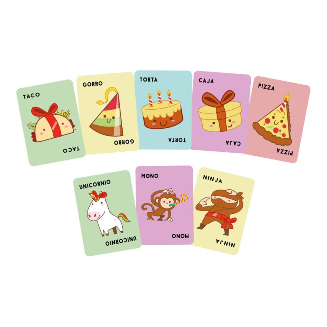 Juego de Mesa: Taco Gorro Torta Caja Pïzza