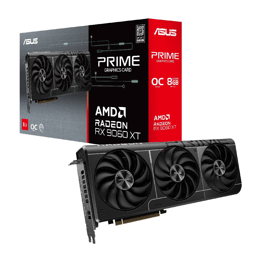Tarjeta de Video ASUS Prime Radeon RX 9060 XT OC, 8GB GDDR6